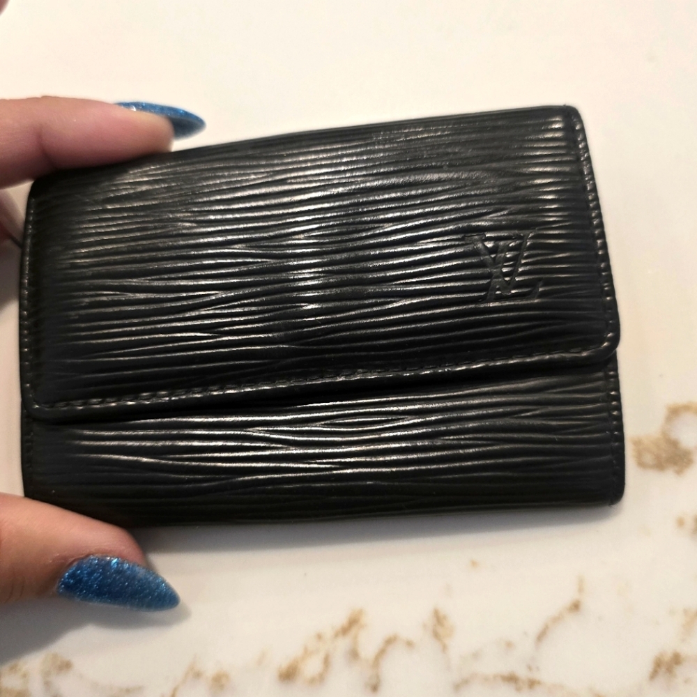 Black Louis Vuitton Epi multicles Key holder
